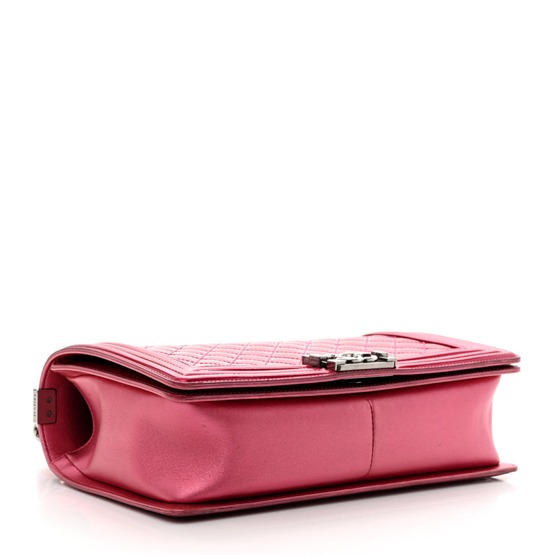 Chanel Metallic Patent Quilted New