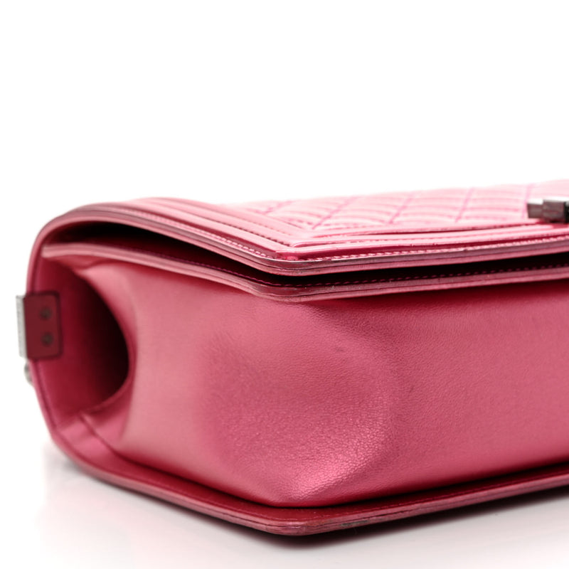 Chanel Metallic Patent Quilted New