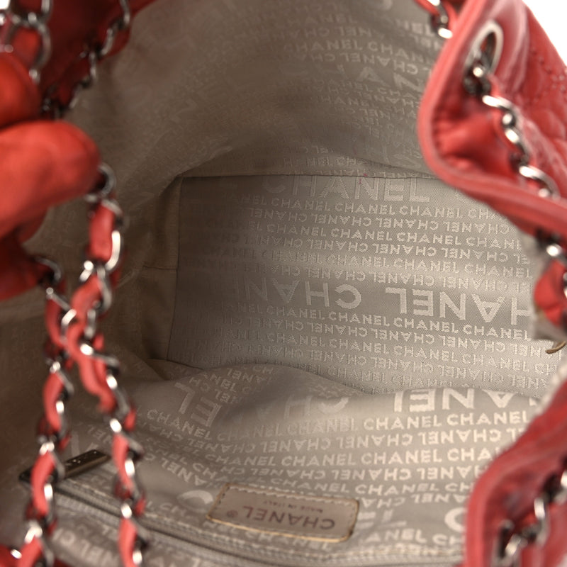 Chanel Lambskin Contrast Stitch Small