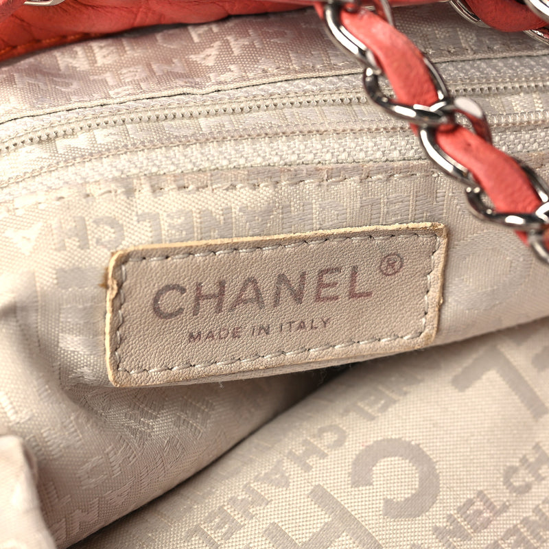 Chanel Lambskin Contrast Stitch Small