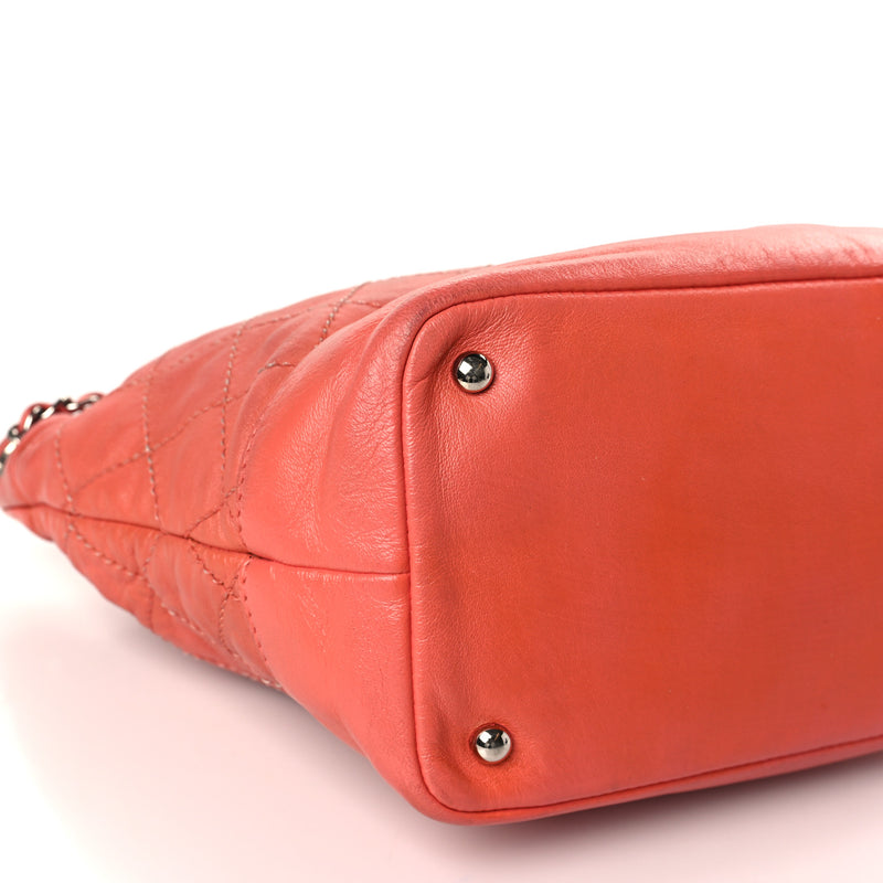 Chanel Lambskin Contrast Stitch Small