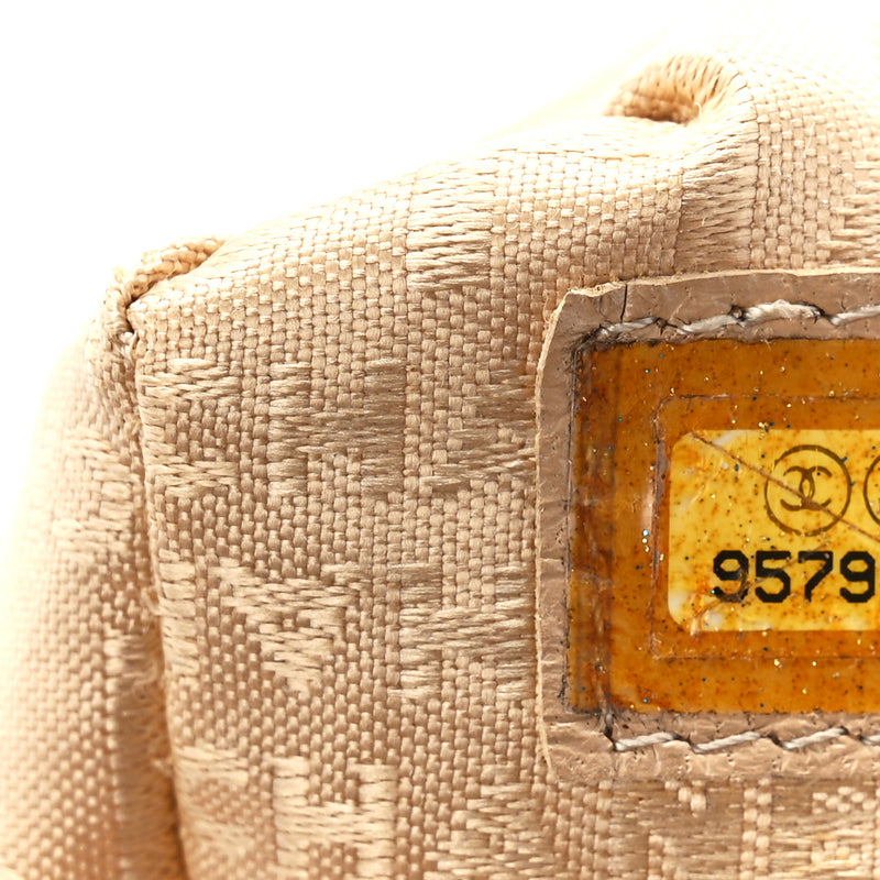 Chanel Caviar Square Stitched Bowler