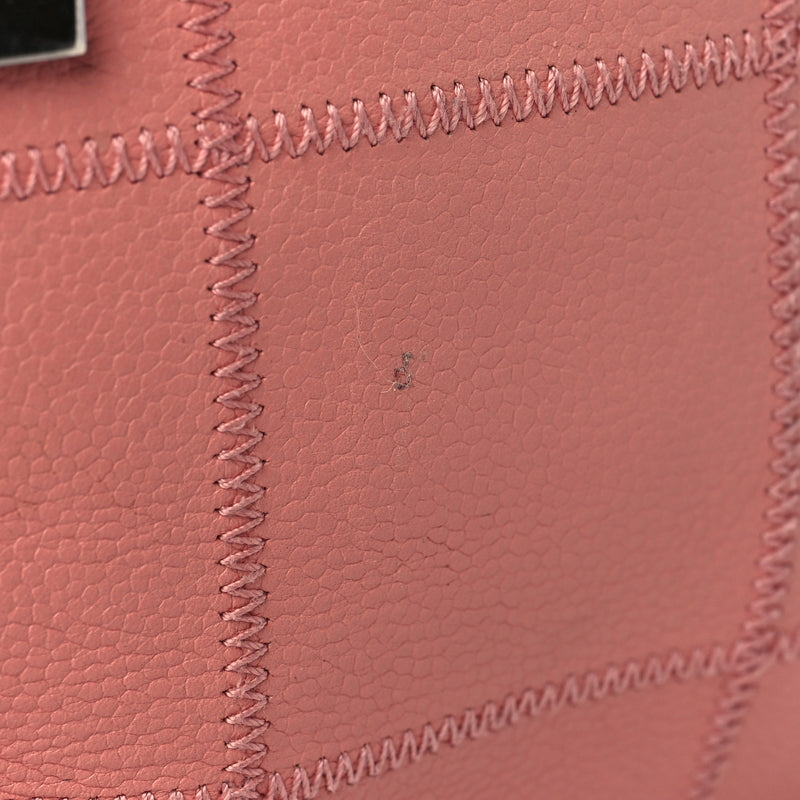 Chanel Caviar Square Stitched Bowler
