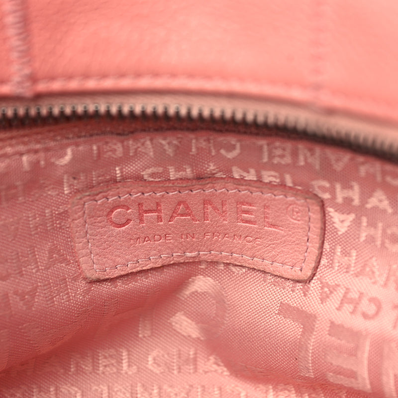 Chanel Caviar Square Stitched Bowler