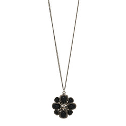 Chanel Ruthenium Enamel Cc Necklace