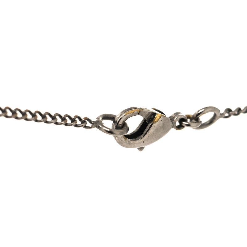 Chanel Ruthenium Enamel Cc Necklace
