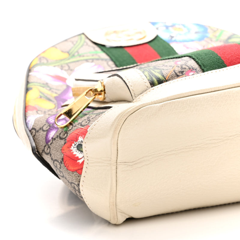 Gucci Gg Supreme Flora Web Small Ophidia