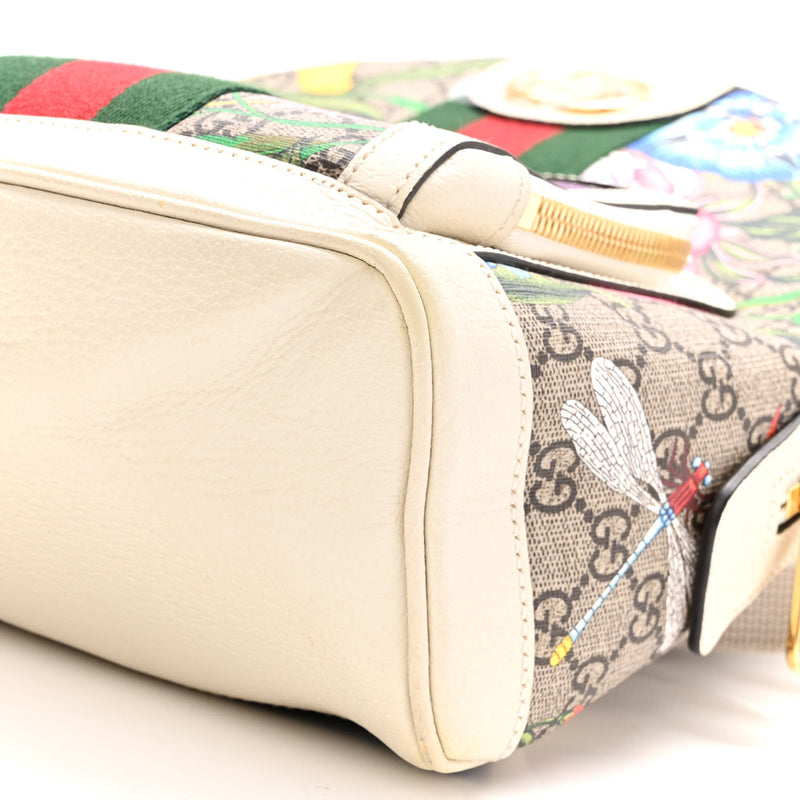 Gucci Gg Supreme Flora Web Small Ophidia