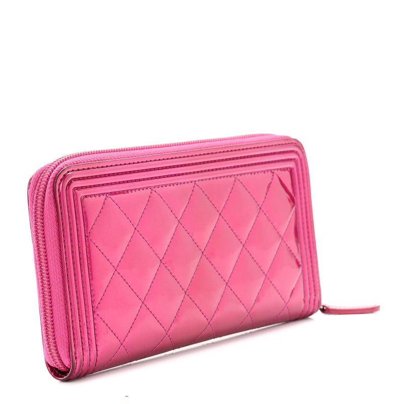 Chanel Metallic Patent Calfskin Quilted