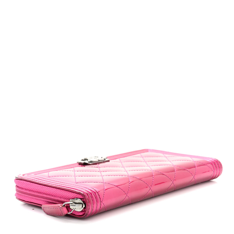 Chanel Metallic Patent Calfskin Quilted