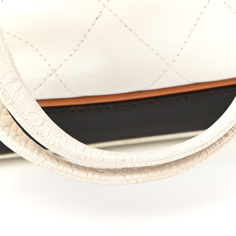 Chanel Lambskin Quilted Cc Charm Tote