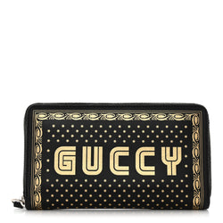 Gucci X Sega Calfskin Guccy Stars Zip