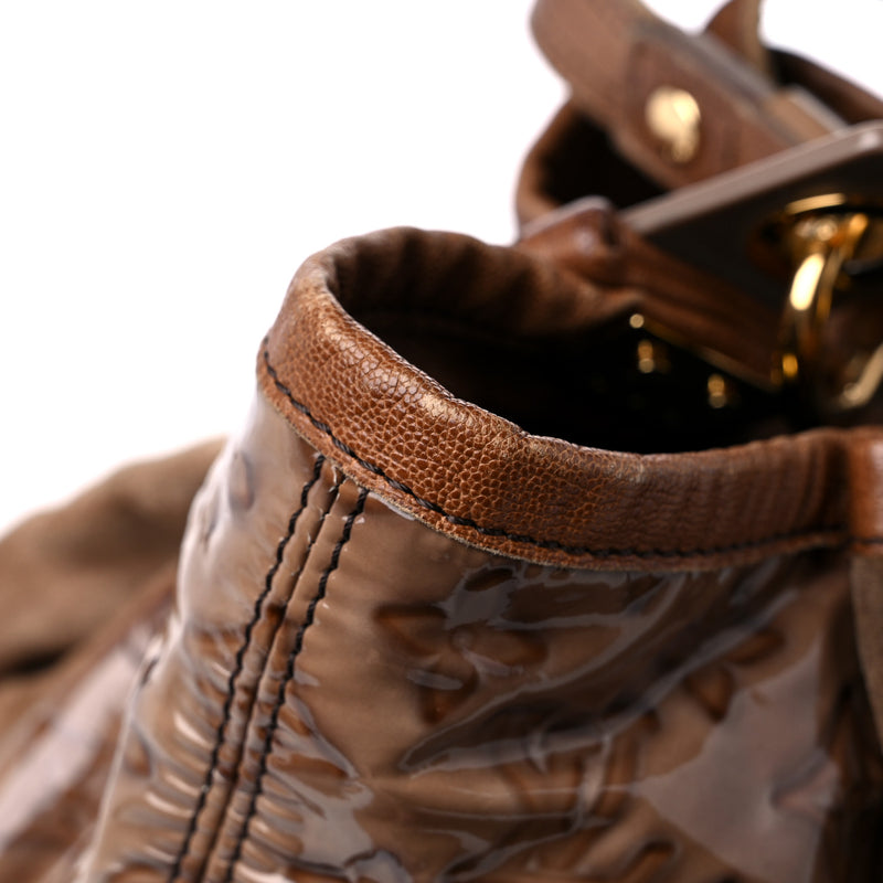 Louis Vuitton Suede Patent Irene Brown