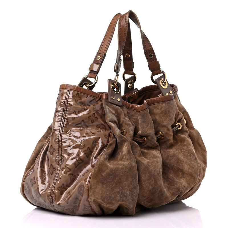 Louis Vuitton Suede Patent Irene Brown