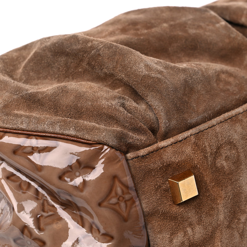 Louis Vuitton Suede Patent Irene Brown