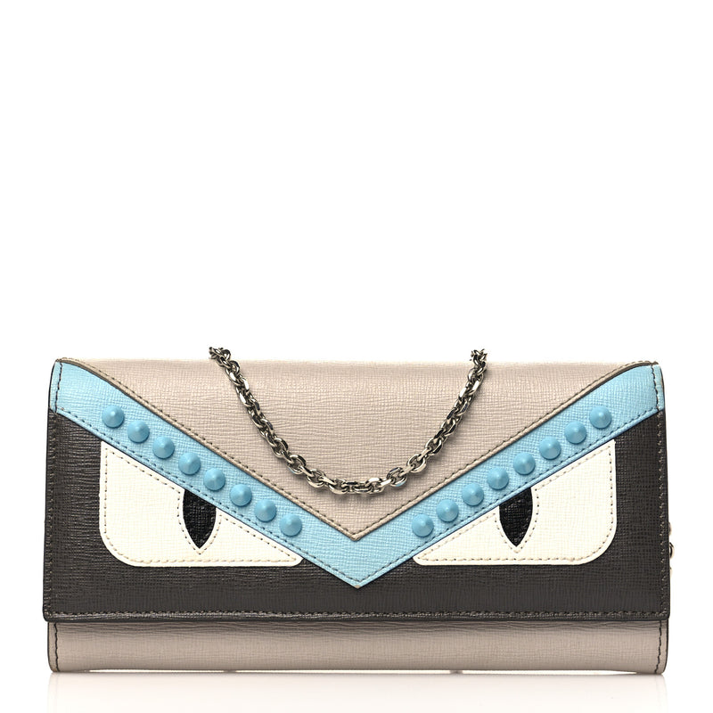 Fendi Vitello Elite Monster Eyes Studded