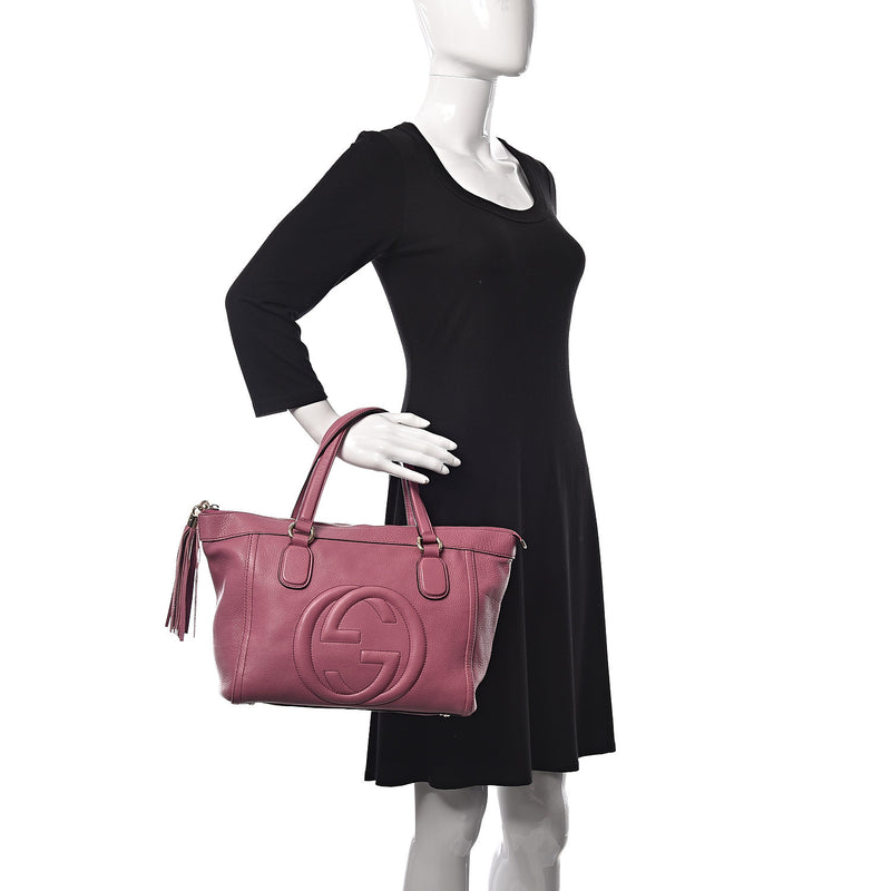 Gucci Pebbled Calfskin Small Soho Top