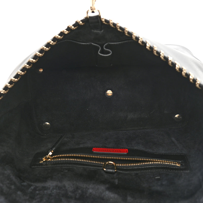 Valentino Garavani Calfskin Groumette