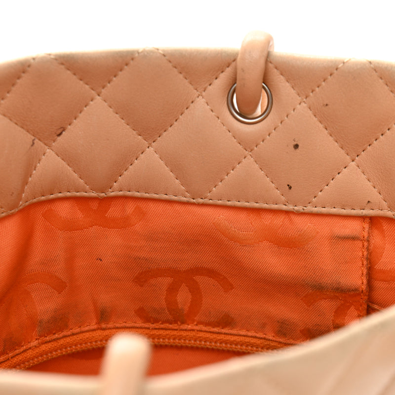 Chanel Calfskin Quilted Medium Cambon