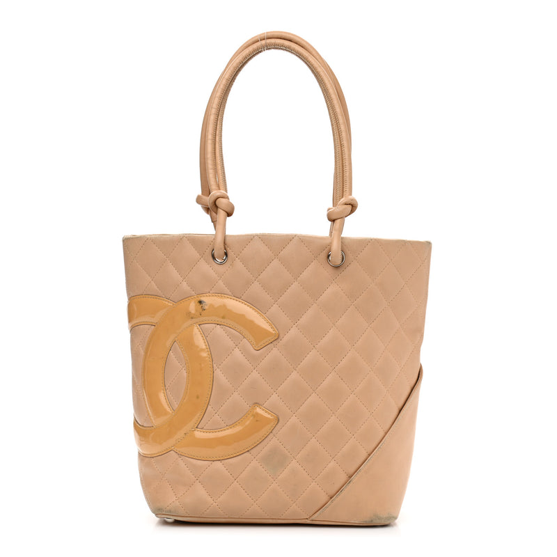 Chanel Calfskin Quilted Medium Cambon