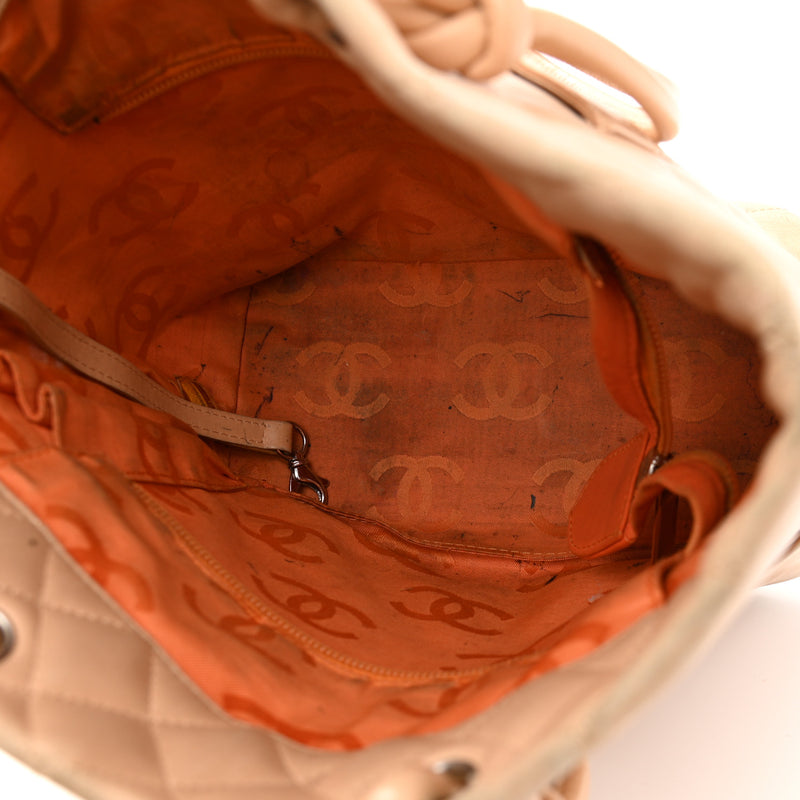 Chanel Calfskin Quilted Medium Cambon