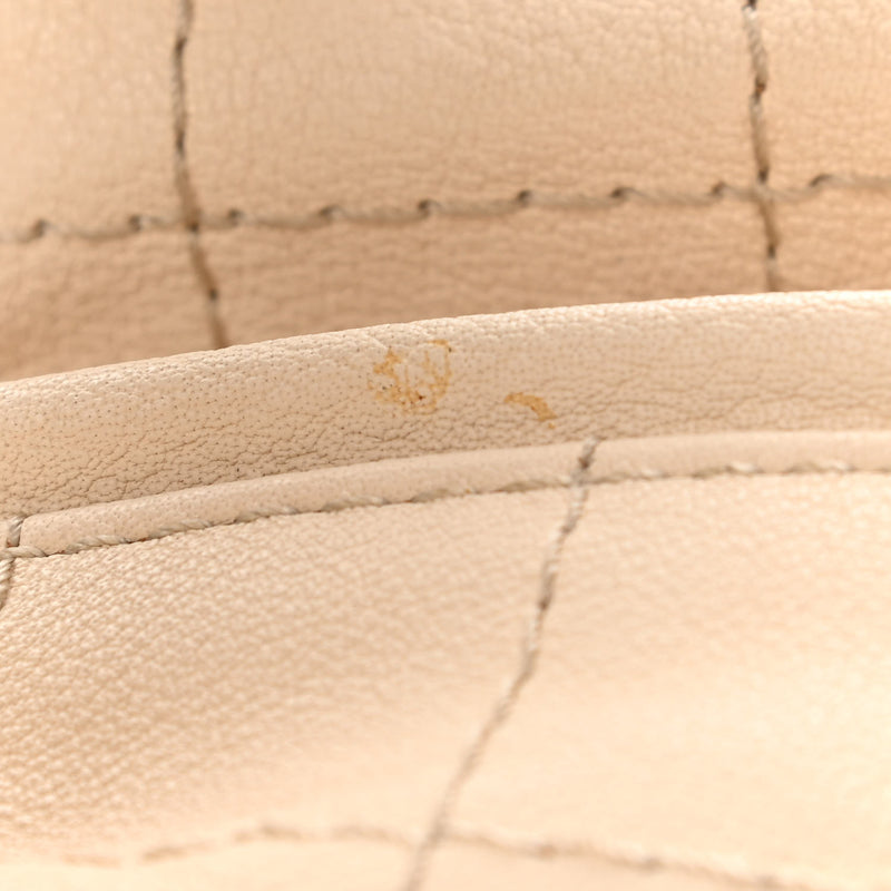 Chanel Goatskin Square Stitch Essential