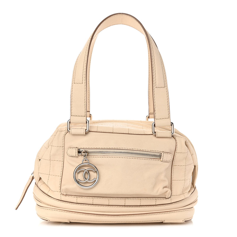 Chanel Goatskin Square Stitch Essential