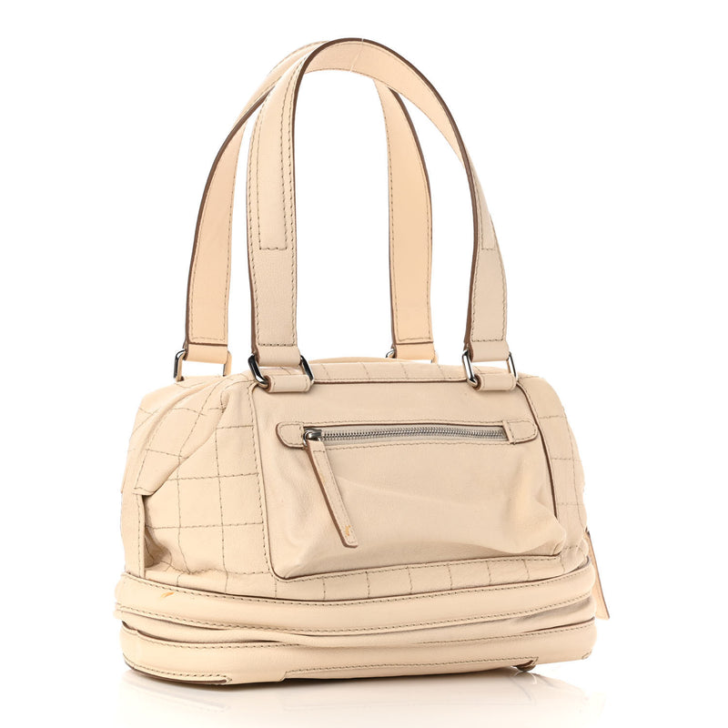 Chanel Goatskin Square Stitch Essential