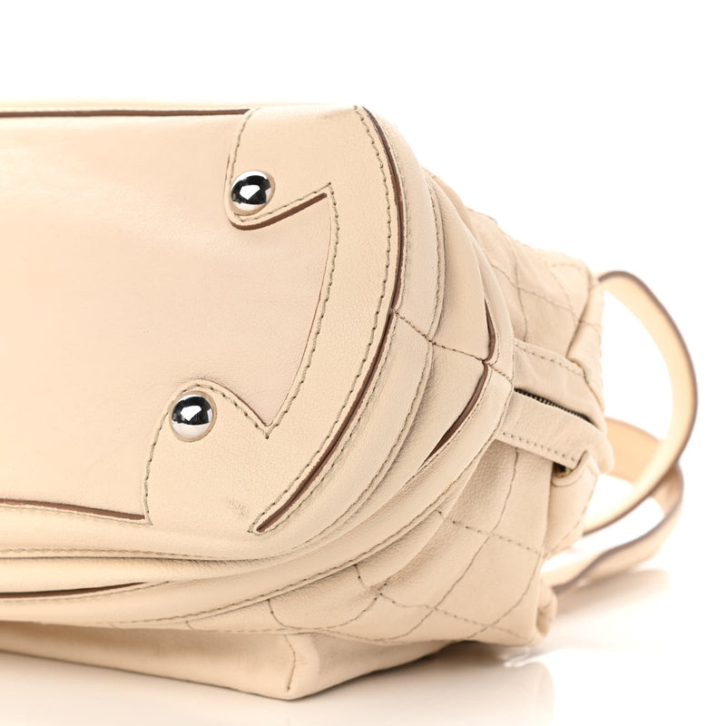 Chanel Goatskin Square Stitch Essential