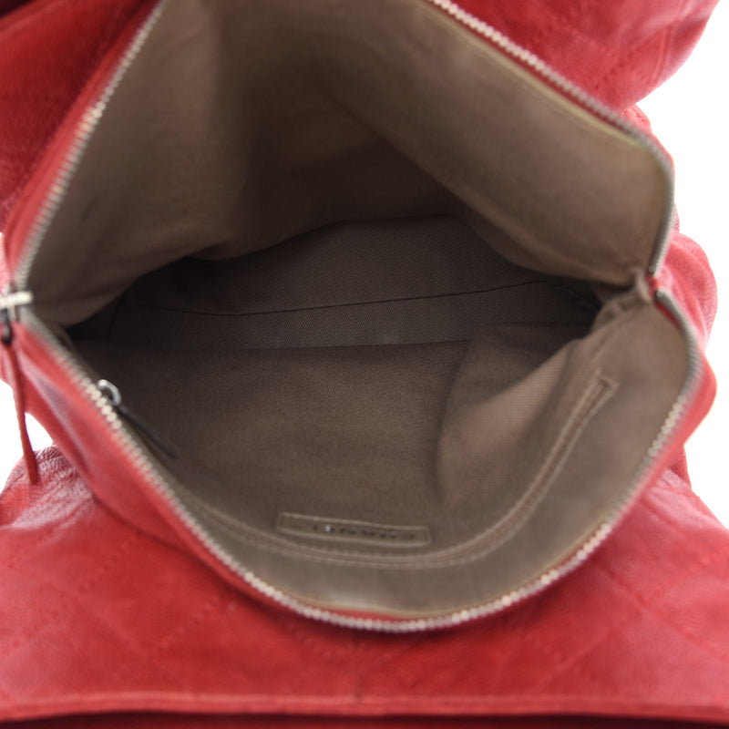 Chanel Caviar Quilted Simply Cc Tote Red