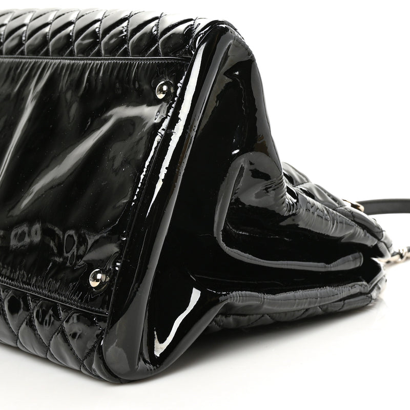 Chanel Patent Quilted Maxi Just