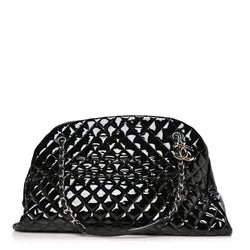 Chanel Patent Quilted Maxi Just