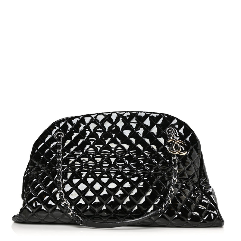 Chanel Patent Quilted Maxi Just