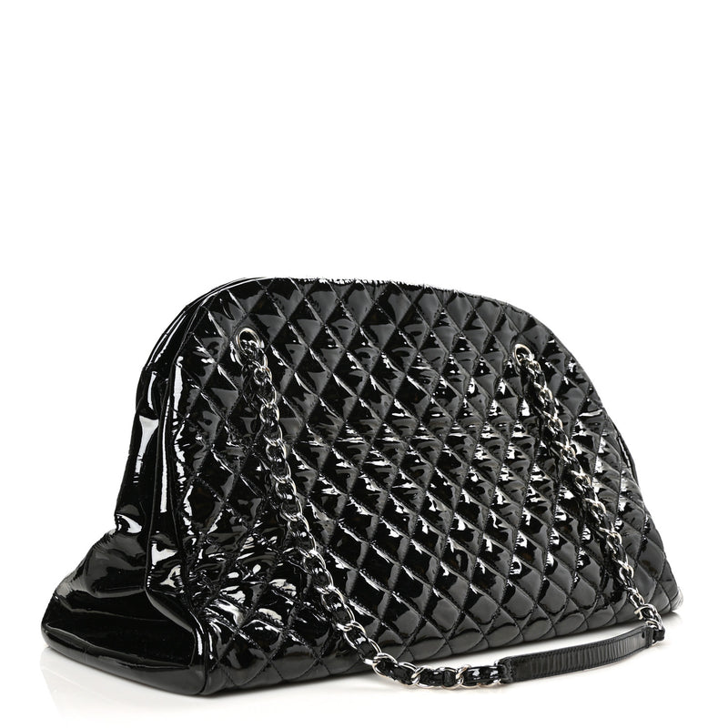 Chanel Patent Quilted Maxi Just