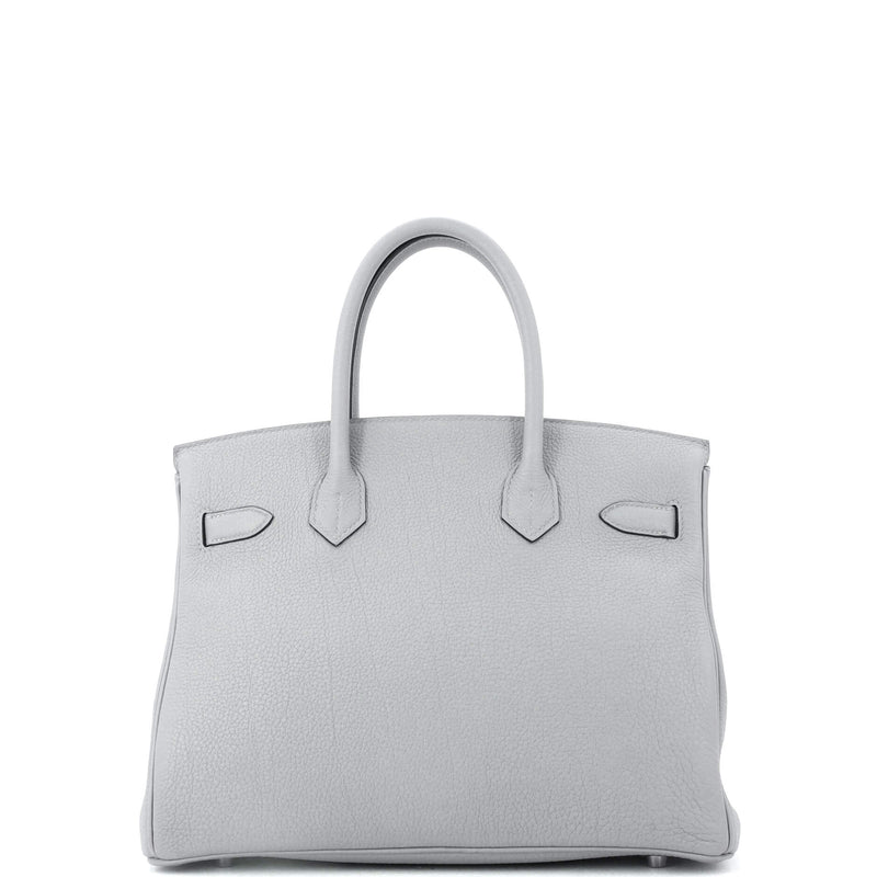 Hermes Birkin Handbag Grey Togo With