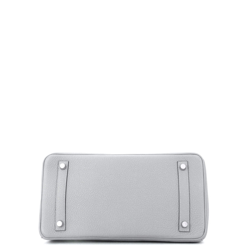 Hermes Birkin Handbag Grey Togo With