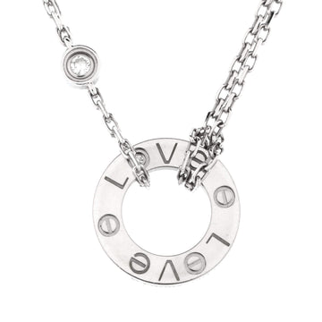 Cartier 2 Diamonds Love Pendant Necklace