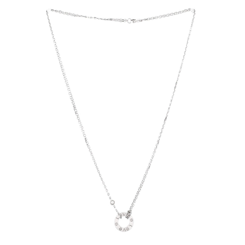 Cartier 2 Diamonds Love Pendant Necklace