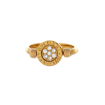 Bvlgari Flip Ring 18K Yellow Gold With