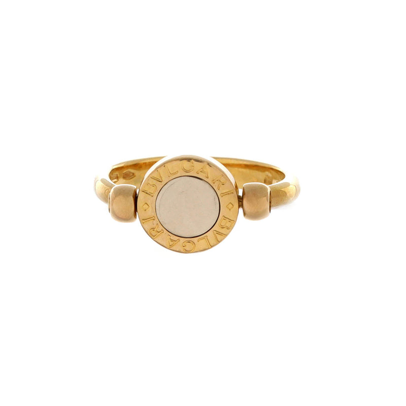 Bvlgari Flip Ring 18K Yellow Gold With