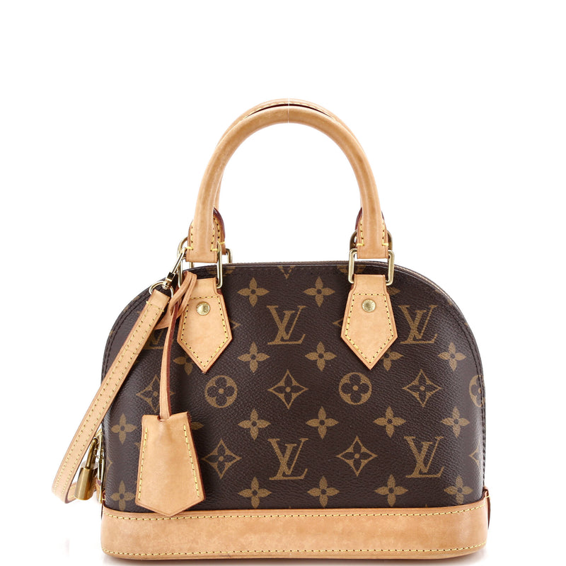 Louis Vuitton Alma Handbag Canvas Bb