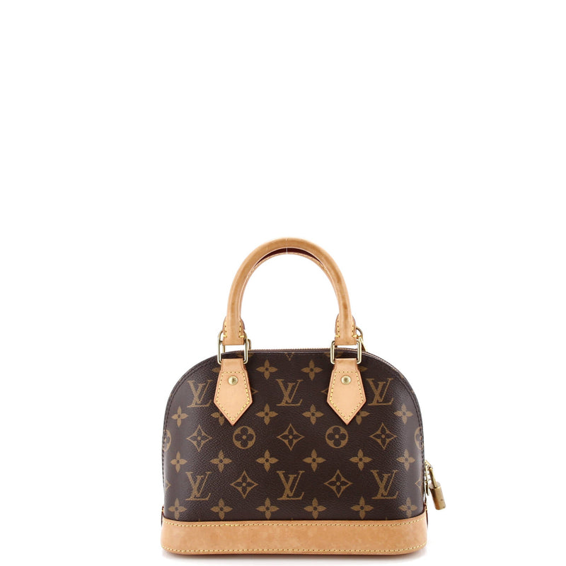 Louis Vuitton Alma Handbag Canvas Bb