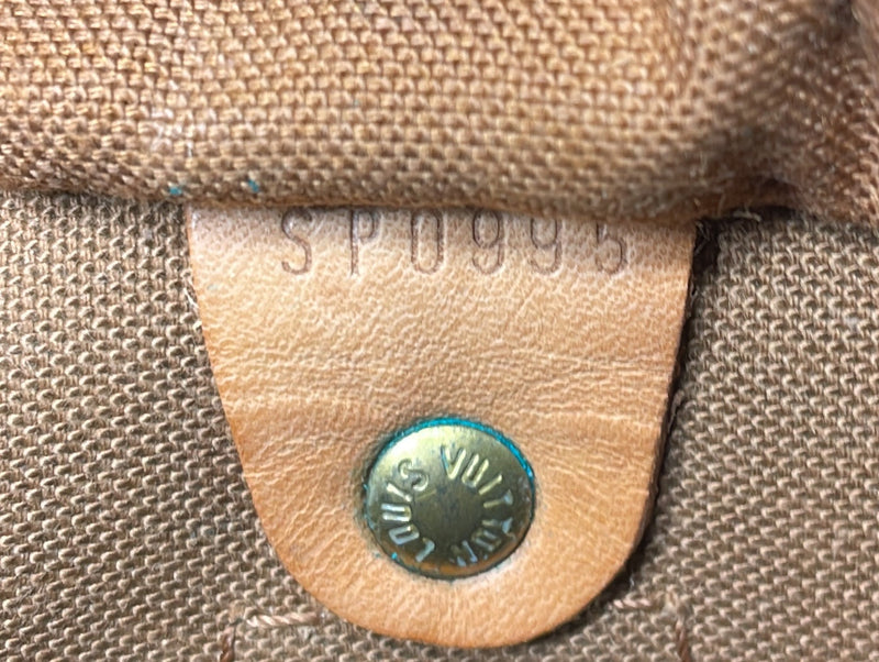 Louis Vuitton Speedy Handbag Canvas 30