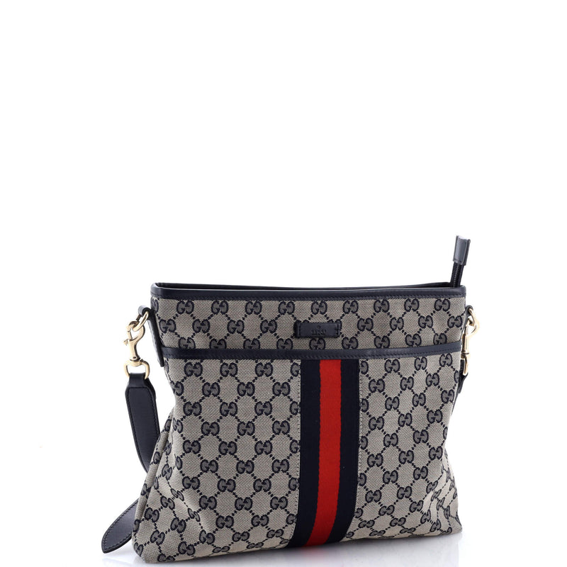 Gucci Front Pocket Web Messenger Gg