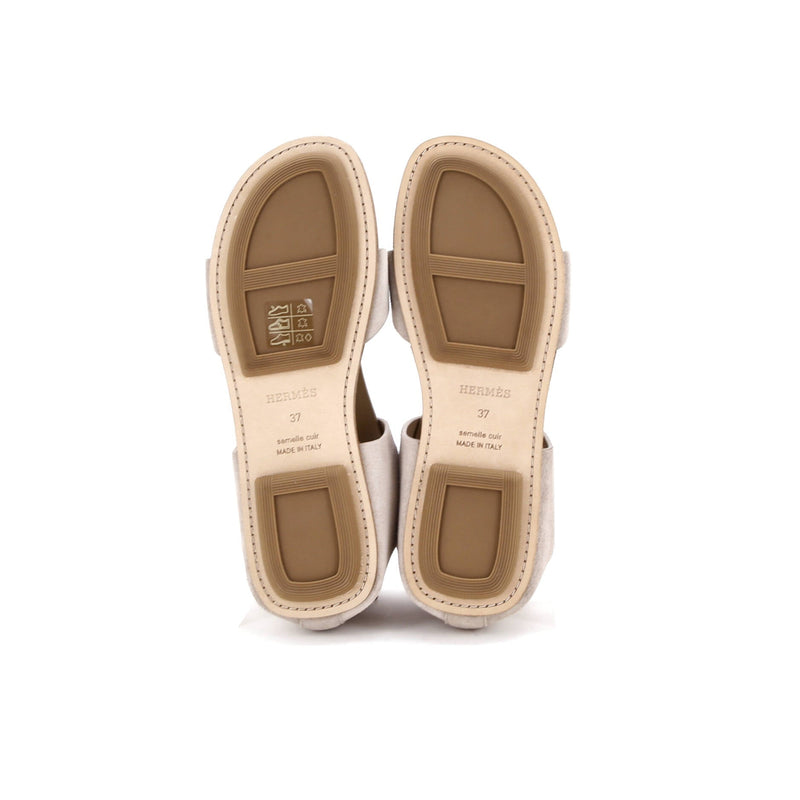 Hermes Women's Galates Sandals Suede