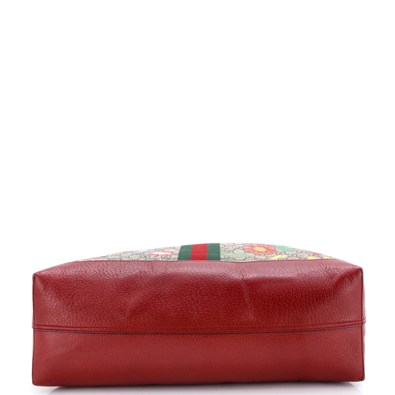 Gucci Ophidia Soft Open Tote Flora Gg