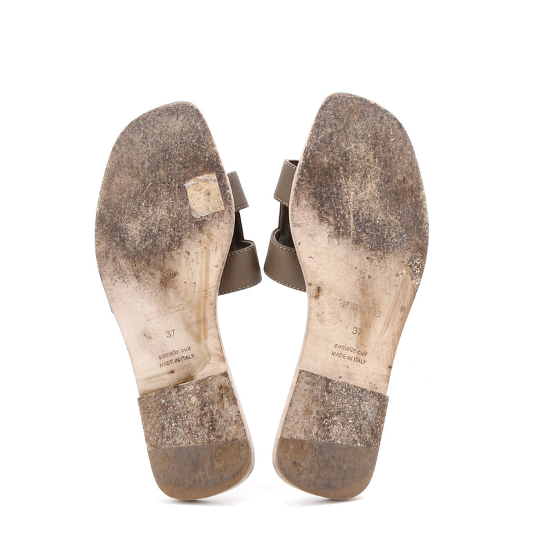 Hermes Women's Oran Sandals Leather