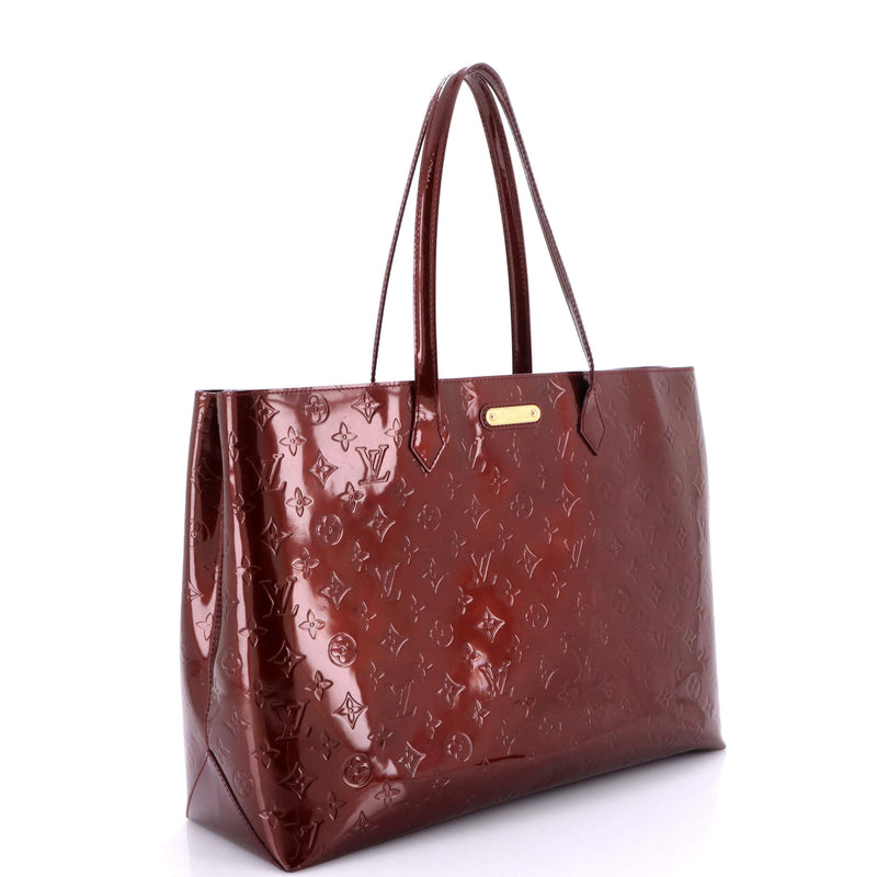 Louis Vuitton Wilshire Handbag Vernis Gm