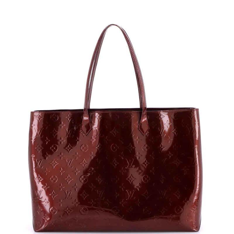 Louis Vuitton Wilshire Handbag Vernis Gm