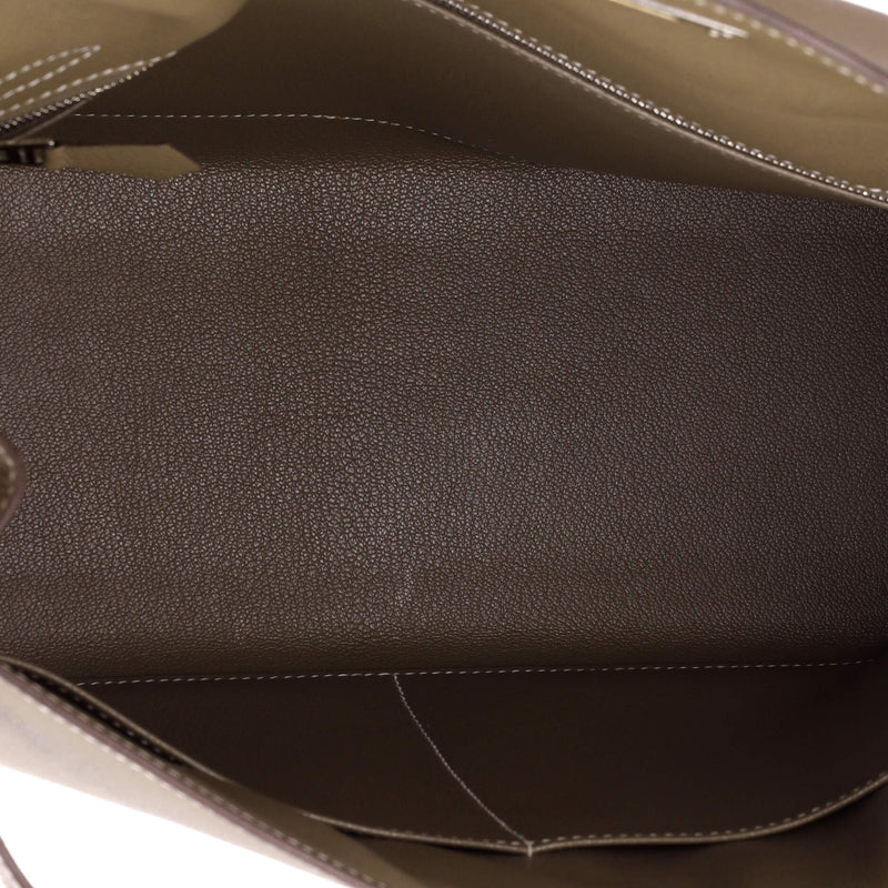 Hermes Kelly Handbag Grey Epsom With